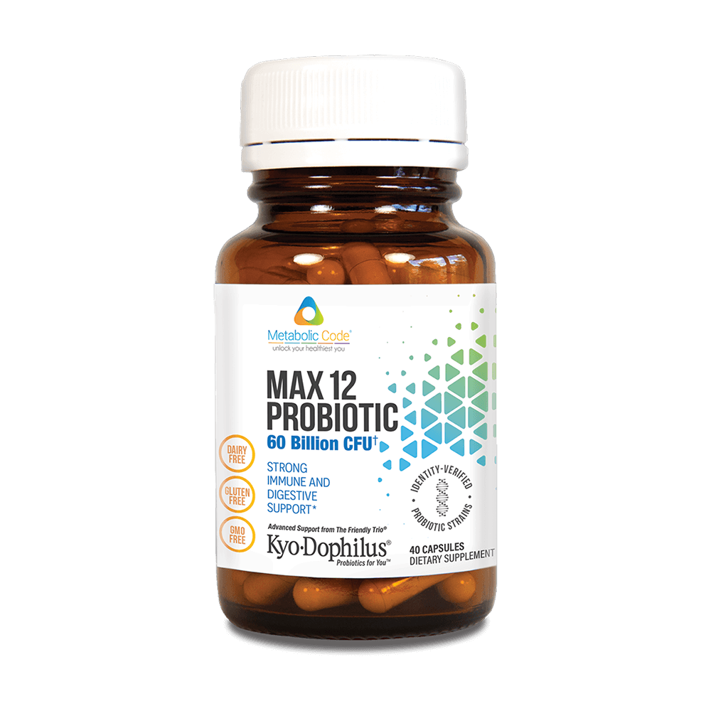 Metabolic Code MAX 12 Probiotic, 40 Caps