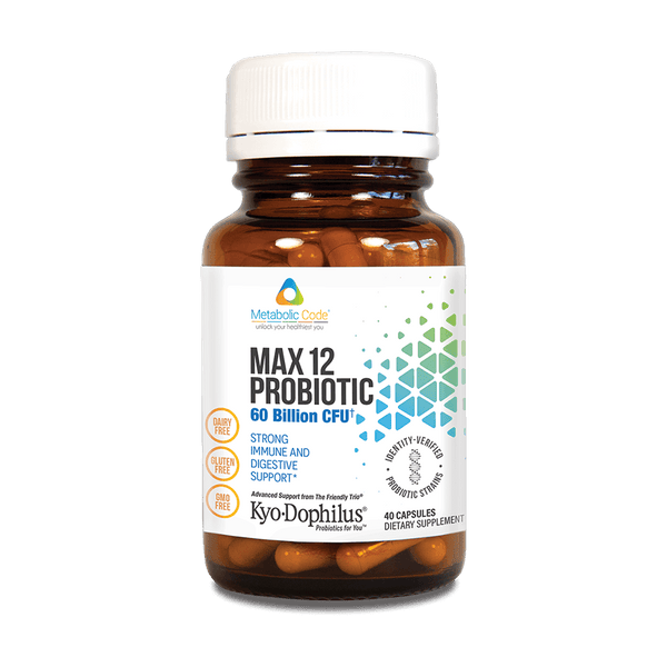 Metabolic Code MAX 12 Probiotic, 40 Caps