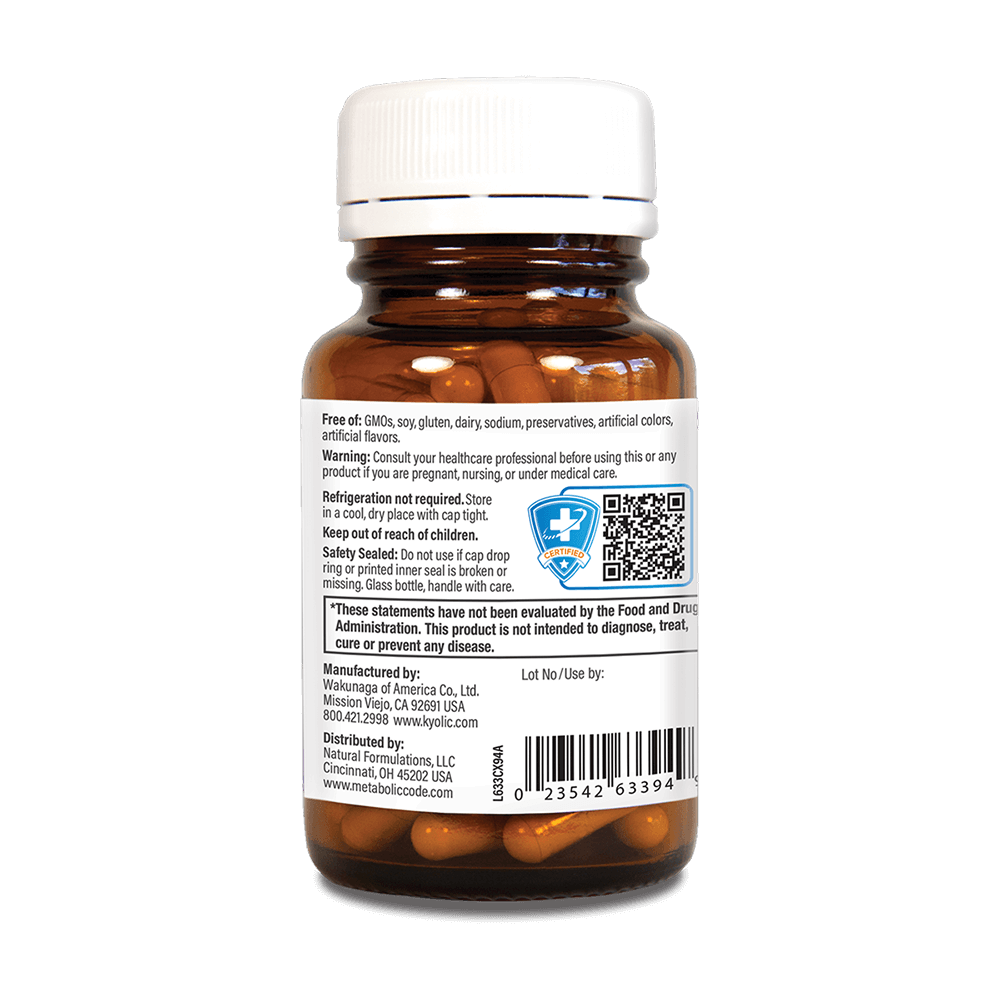 Metabolic Code MAX 12 Probiotic, 40 Caps